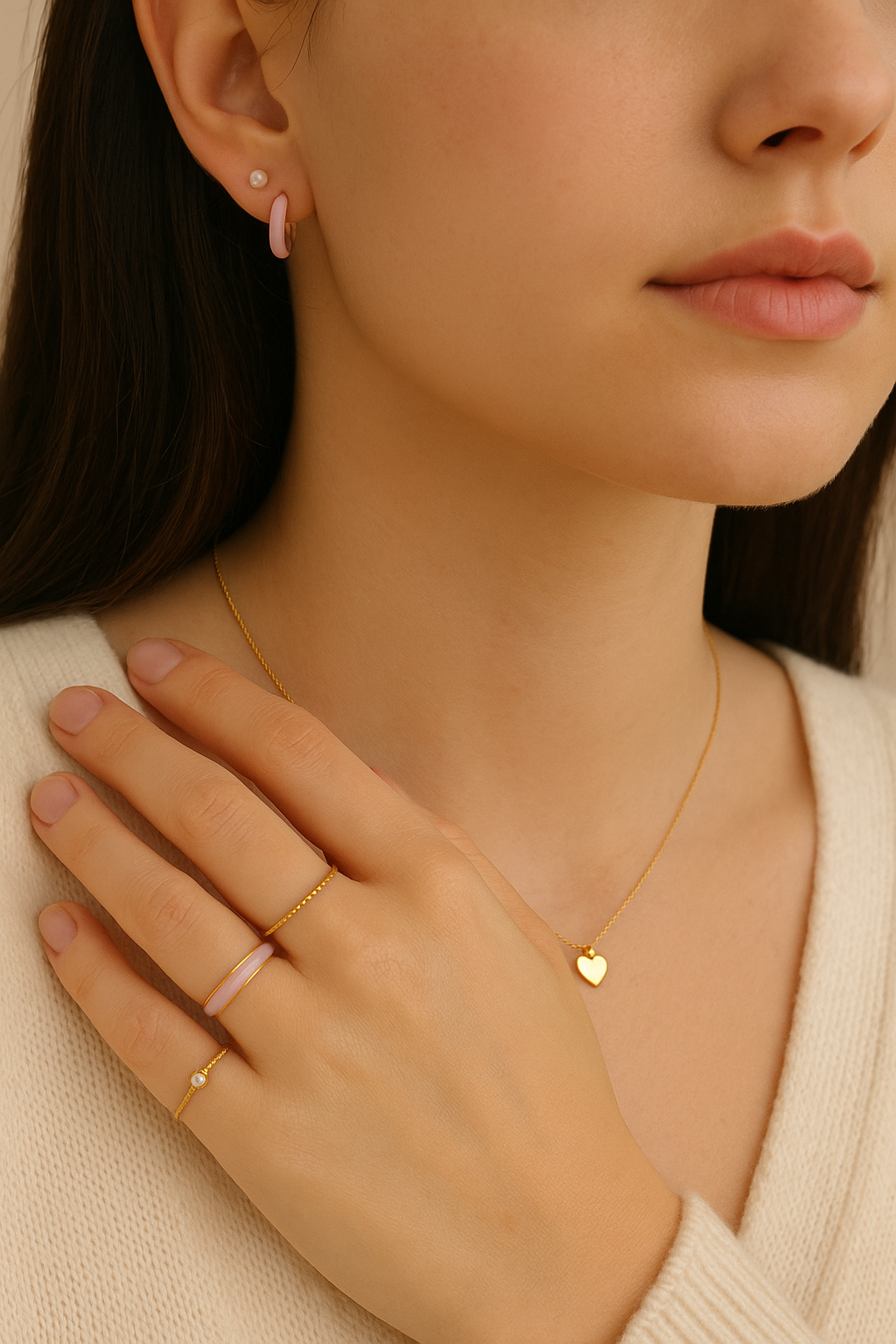 Minimal Korean Jewelry for Soft Girl Aesthetic