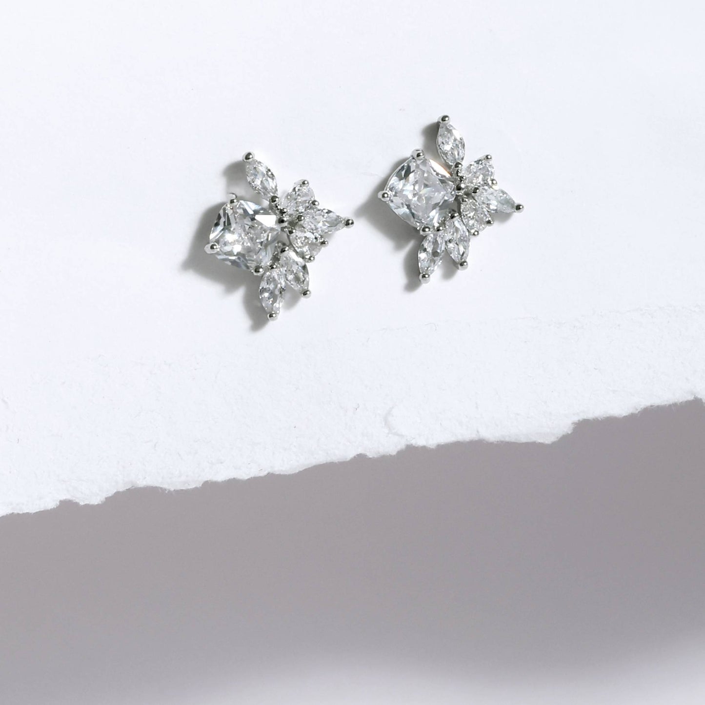 Glimii delicate everyday earrings with sparkling crystal design perfect for daily wear