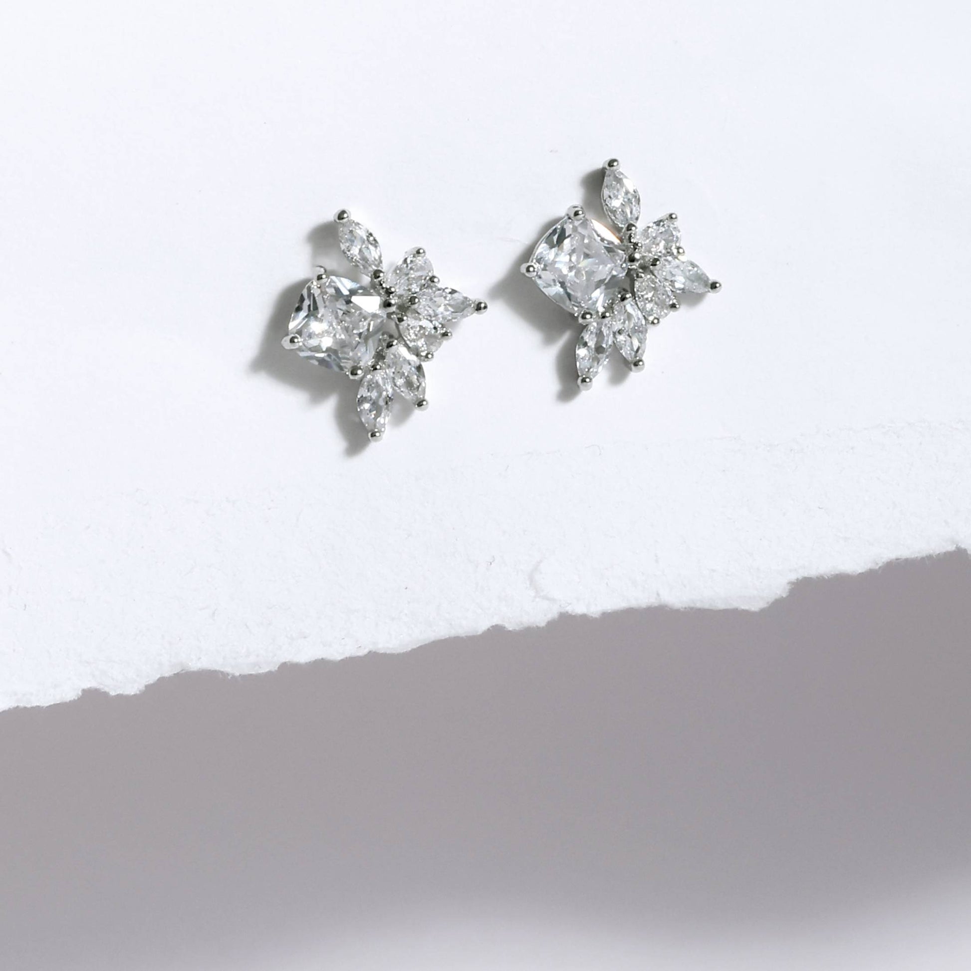 Glimii delicate everyday earrings with sparkling crystal design perfect for daily wear